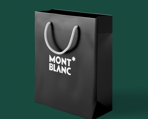 sac papier mont blanc luxe recyclable